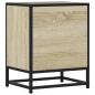 Preview: Nachttische 2 Stk. Sonoma-Eiche 40x31x50cm Holzwerkstoff Metall