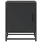 Preview: Nachttische 2 Stk. Schwarz 40x31x50 cm Holzwerkstoff und Metall
