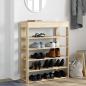 Preview: Schuhregal Sonoma-Eiche 80x30x98 cm Holzwerkstoff