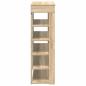 Preview: Schuhregal Sonoma-Eiche 80x30x98 cm Holzwerkstoff