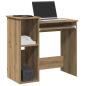 Preview: ARDEBO.de - Schreibtisch mit Regal Artisan-Eiche 84x40x78cm Holzwerkstoff
