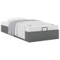 Preview: Ottoman-Bett ohne Matratze Dunkelgrau 80x200 cm Stoff