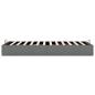 Preview: Ottoman-Bett ohne Matratze Dunkelgrau 80x200 cm Stoff