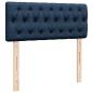 Preview: Ottoman-Bett mit Matratze Blau 120x190 cm Stoff