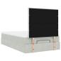 Preview: Ottoman-Bett mit Matratzen Hellgrau 120x200 cm Samt