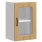 Preview: Küchen-Hängeschrank mit Glastür Artisan-Eiche Holzwerkstoff