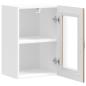 Preview: Küchen-Hängeschrank mit Glastür Artisan-Eiche Holzwerkstoff