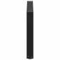 Preview: Couchtischbeine U-Form 2 Stk. Schwarz 70x(42-43) cm Stahl