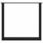 Preview: Couchtischbeine U-Form 3 Stk. Schwarz 90x(72-73) cm Stahl