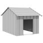Preview: ARDEBO.de - Hundehütte mit Dach 83x130x85 cm Verzinkter Stahl