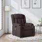Preview: ARDEBO.de - Massagesessel Dunkelbraun Stoff