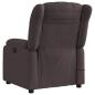 Preview: Massagesessel Dunkelbraun Stoff