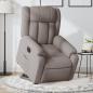 Preview: ARDEBO.de - Relaxsessel mit Aufstehhilfe Elektrisch Taupe Stoff