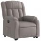Preview: Relaxsessel mit Aufstehhilfe Elektrisch Taupe Stoff
