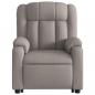 Preview: Relaxsessel mit Aufstehhilfe Elektrisch Taupe Stoff