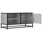 Preview: TV-Schrank Grau Sonoma 80x34,5x40 cm Holzwerkstoff und Metall
