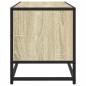 Preview: TV-Schrank Sonoma-Eiche 80x34,5x40 cm Holzwerkstoff und Metall