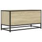 Preview: TV-Schrank Sonoma-Eiche 80x34,5x40 cm Holzwerkstoff und Metall