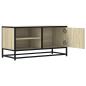 Preview: TV-Schrank Sonoma-Eiche 80x34,5x40 cm Holzwerkstoff und Metall