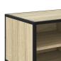 Preview: TV-Schrank Sonoma-Eiche 80x34,5x40 cm Holzwerkstoff und Metall