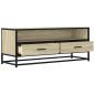 Preview: TV-Schrank Sonoma-Eiche 100x34,5x40 cm Holzwerkstoff und Metall