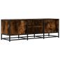 Preview: TV-Schrank Räuchereiche 120x35x41 cm Holzwerkstoff und Metall