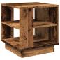 Preview: Couchtisch Altholz-Optik 40x40x43 cm Holzwerkstoff