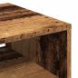 Preview: Couchtisch Altholz-Optik 40x40x43 cm Holzwerkstoff