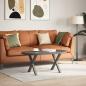 Preview: Couchtischbeine X-Form 2 Stk. Anthrazit 60x(42-43) cm Stahl