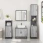 Preview: Waschbeckenunterschrank Grau Sonoma 65x33x60 cm Holzwerkstoff