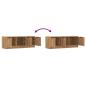 Preview: ARDEBO.de - TV-Schrank Artisan-Eiche 102x35x36,5 cm Holzwerkstoff