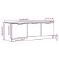 Preview: TV-Schrank Artisan-Eiche 102x35x36,5 cm Holzwerkstoff
