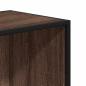 Preview: Bücherregal Braun Eichen-Optik 40x35x76 cm Holzwerkstoff