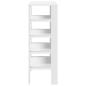 Preview: Schuhregal Weiß 61x32x87,5 cm Holzwerkstoff