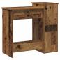 Preview: Schreibtisch mit Regal Altholz-Optik 84x40x78cm Holzwerkstoff