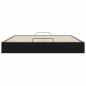 Preview: Ottoman-Bett ohne Matratze Schwarz 160x200 cm Kunstleder