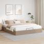 Preview: Ottoman-Bett ohne Matratze Cappucino 200x200 cm Kunstleder