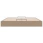 Preview: Ottoman-Bett ohne Matratze Cappucino 200x200 cm Kunstleder