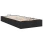 Preview: Ottoman-Bett ohne Matratze Schwarz 90x190 cm Stoff