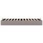 Preview: Ottoman-Bett ohne Matratze Taupe 80x200 cm Stoff