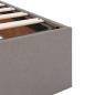 Preview: Ottoman-Bett ohne Matratze Taupe 80x200 cm Stoff