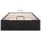 Preview: Ottoman-Bett ohne Matratze Schwarz 90x200 cm Stoff