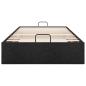 Preview: Ottoman-Bett ohne Matratze Schwarz 80x200 cm Stoff