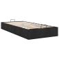 Preview: Ottoman-Bett ohne Matratze Schwarz 80x200 cm Stoff