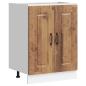 Preview: Spülenunterschrank Kalmar Altholz-Optik 60x46x81,5 cm