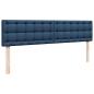 Preview: Ottoman-Bett mit Matratze Blau 180x200 cm Stoff