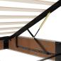 Preview: Ottoman-Bett mit Matratze Hellgrau 90x200 cm Samt