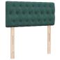 Preview: Ottoman-Bett mit Matratze Dunkelgrün 90x190 cm Samt