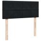 Preview: Ottoman-Bett mit Matratze Schwarz 120x190 cm Samt