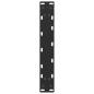 Preview: Couchtischbeine U-Form 2 Stk. Schwarz 38x(42-43) cm Stahl